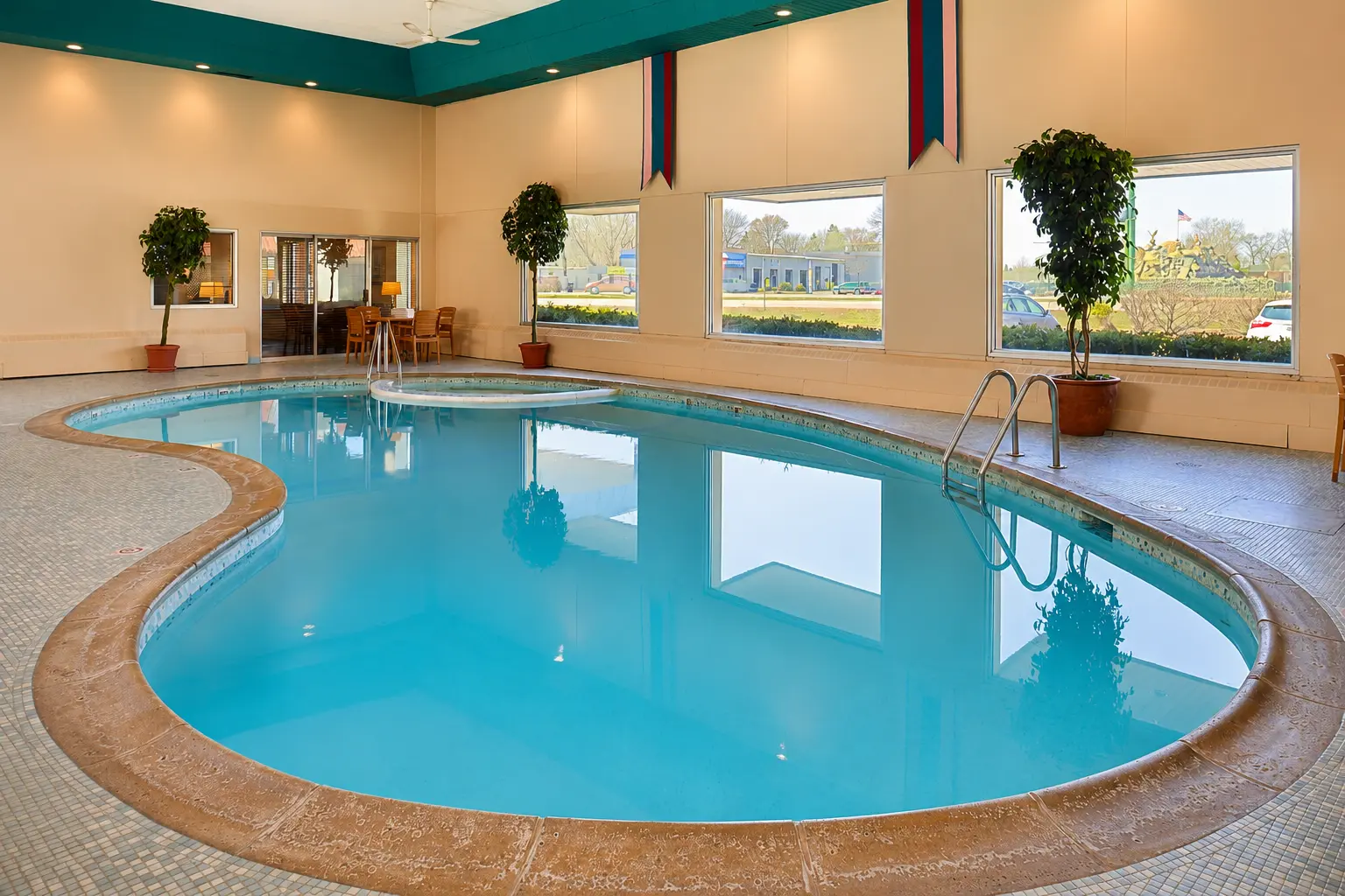 Indoor swimming pool at Ember Inn Suites - St Cloud